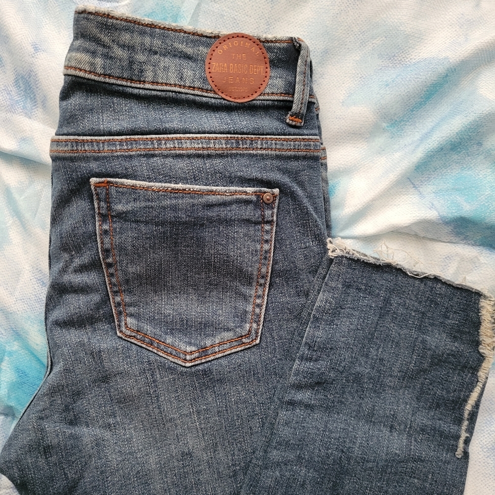Zara basic denim jeans